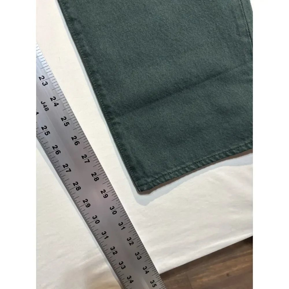“Levi’s 501 Original Jeans Men’s 40x30 Green Garment Dyed NWT Straight Leg”
